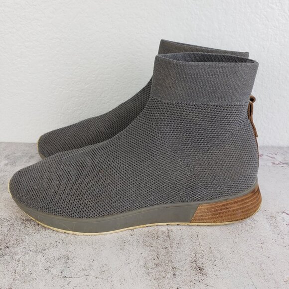 Dr. Scholl's Rainmaker Knit Booties High Top Sock Boot Sneakers size 11 Gray - Picture 5 of 12